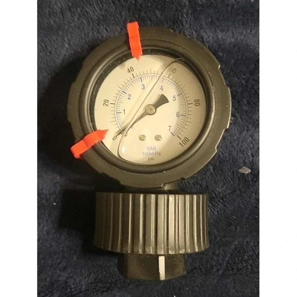 PIC Gauge 701DDS Dry Filled Bottom Mount Pressure Gauge 1-100